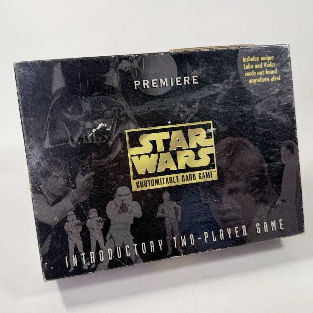 Vintage Star Wars Card Board Game CCG‎ Premiere Intro 2 Player 1995 Parker Bros